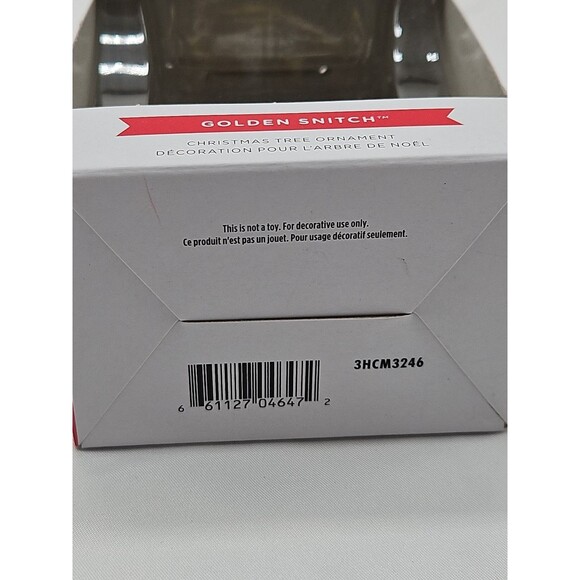 2024 New Hallmark Harry Potter Golden Snitch Red Box Christmas Ornament - Picture 7 of 12